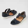 Load image into Gallery viewer, ZIERA DOXIE NAVY - Women Sandals - Collective Shoes