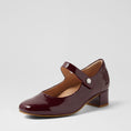 Load image into Gallery viewer, ZIERA KITTY BURGUNDY PATENT - Women Heels - Collective Shoes