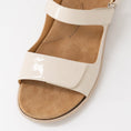 Load image into Gallery viewer, ZIERA BENJI VANILLA ALMOND PATENT - Women Sandals - Collective Shoes