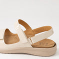 Load image into Gallery viewer, ZIERA BENJI VANILLA ALMOND PATENT - Women Sandals - Collective Shoes