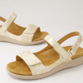 Load image into Gallery viewer, ZIERA BENJI Smudge Metal Almond - Women Sandals - Collective Shoes