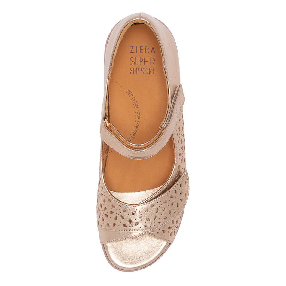ZIERA DAFFODIL CHAMPAGNE - Women Sandals - Collective Shoes
