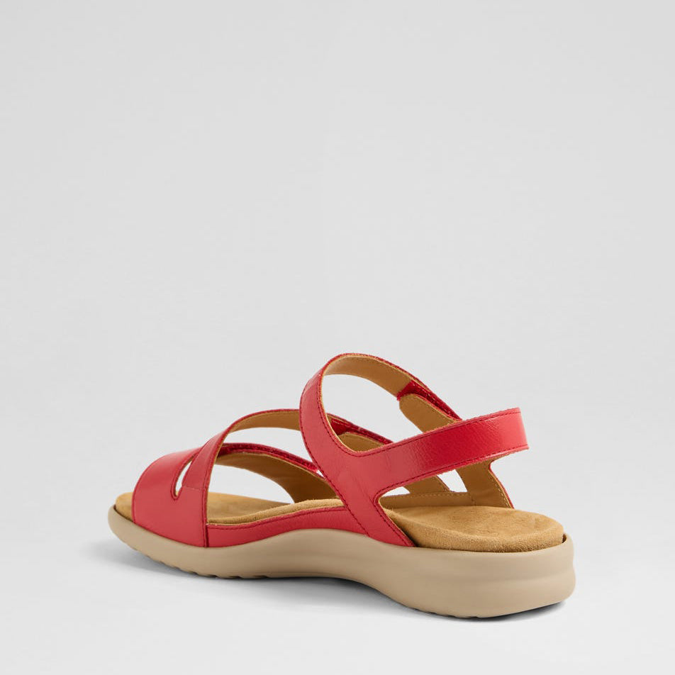 ZIERA BOYDE RED ALMOND - Women Sandals - Collective Shoes