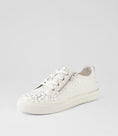 Load image into Gallery viewer, ZIERA AUDRY WHITE SILVER LEO - Women sneakers - Collective Shoes