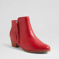Load image into Gallery viewer, ZIERA VENDAS DK RED - Women Boots - Collective Shoes