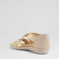 Load image into Gallery viewer, ZIERA UMATO VANILLA PALE GOLD - Women Sandals - Collective Shoes