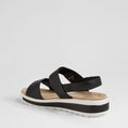 Load image into Gallery viewer, ZIERA GARLIN BLACK WHITE - Women Sandals - Collective Shoes