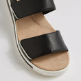 Load image into Gallery viewer, ZIERA GARLIN BLACK WHITE - Women Sandals - Collective Shoes