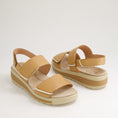 Load image into Gallery viewer, ZIERA GARLIN DK TAN ALMOND - Women Sandals - Collective Shoes