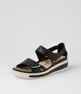Load image into Gallery viewer, ZIERA GEDD BLACK WHITE - Women Sandals - Collective Shoes