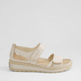 Load image into Gallery viewer, ZIERA GEDD ALMOND-PALE GOLD