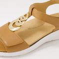 Load image into Gallery viewer, ZIERA NAVVON TAN - Women Sandals - Collective Shoes