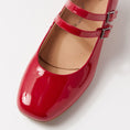 Load image into Gallery viewer, ZIERA KAROLY RED PATENT - Women Sandals - Collective Shoes