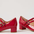 Load image into Gallery viewer, ZIERA KAROLY RED PATENT - Women Sandals - Collective Shoes
