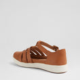 Load image into Gallery viewer, ZIERA DIANEY DK TAN WHITE - Women Sandals - Collective Shoes