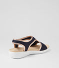 Load image into Gallery viewer, ZIERA ULLAHS NAVY ROSE - Women Sandals - Collective Shoes