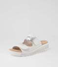 Load image into Gallery viewer, ZIERA GENRA WHITE SILVER - Women Mules - Collective Shoes