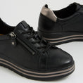 Load image into Gallery viewer, ZIERA VAMRA BLACK PEWTER - Women Sneakers - Collective Shoes