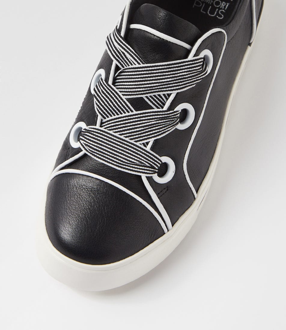 ZIERA ASCOTT BLACK WHITE - Women Sneakers - Collective Shoes