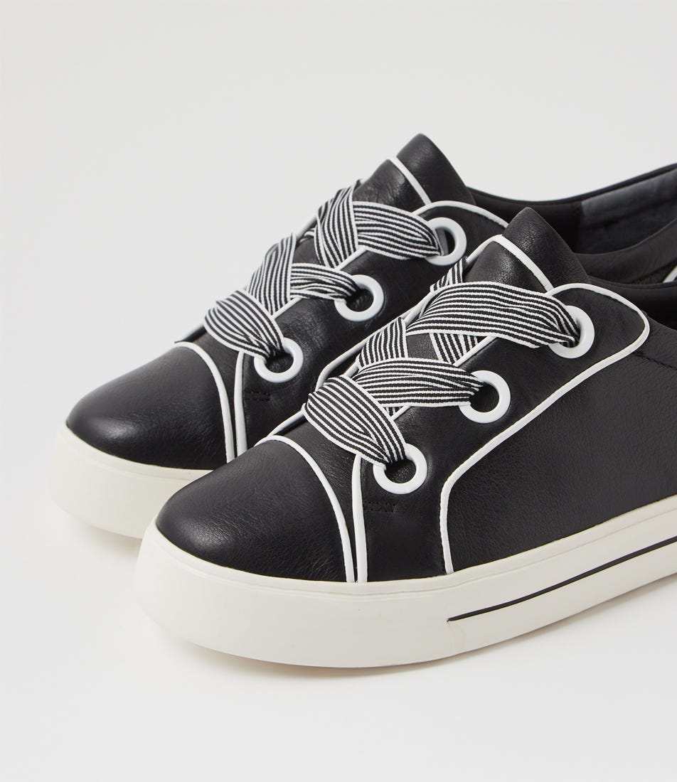 ZIERA ASCOTT BLACK WHITE - Women Sneakers - Collective Shoes