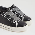 Load image into Gallery viewer, ZIERA ASCOTT BLACK WHITE - Women Sneakers - Collective Shoes