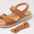 Load image into Gallery viewer, ZIERA BRISA DK TAN - Women Sandals - Collective Shoes
