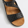Load image into Gallery viewer, ZIERA BIZZA BLACK - Women Sandals - Collective Shoes