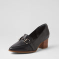 Load image into Gallery viewer, ZIERA VOLTA BLACK NATURAL - Women Heels - Collective Shoes