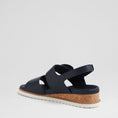 Load image into Gallery viewer, ZIERA VATCH DK NAVY - WHITE - Women Sandals - Collective Shoes