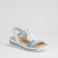 Load image into Gallery viewer, ZIERA GISTA NEW BLUE DENIM - Women Sandals - Collective Shoes