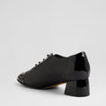 Load image into Gallery viewer, ZIERA ZINKY BLACK PATENT - Women Oxford / Brogue Shoes - Collective Shoes