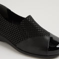 Load image into Gallery viewer, ZIERA SWISSH BLACK MIX - Women Slip-ons - Collective Shoes