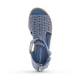 Load image into Gallery viewer, DJANGO & JULIETTE ACCRA BLUE DENIM - Women Sandals - Collective Shoes