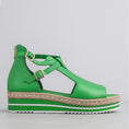 Load image into Gallery viewer, DJANGO & JULIETTE ALEXYS EMERALD - Women Sandals - Collective Shoes