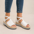 Load image into Gallery viewer, DJANGO & JULIETTE ALEXYS WHITE - Women Sandals - Collective Shoes