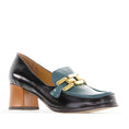 Load image into Gallery viewer, BRESLEY ALICAT BLACK GREEN - Women Loafers - Collective Shoes
