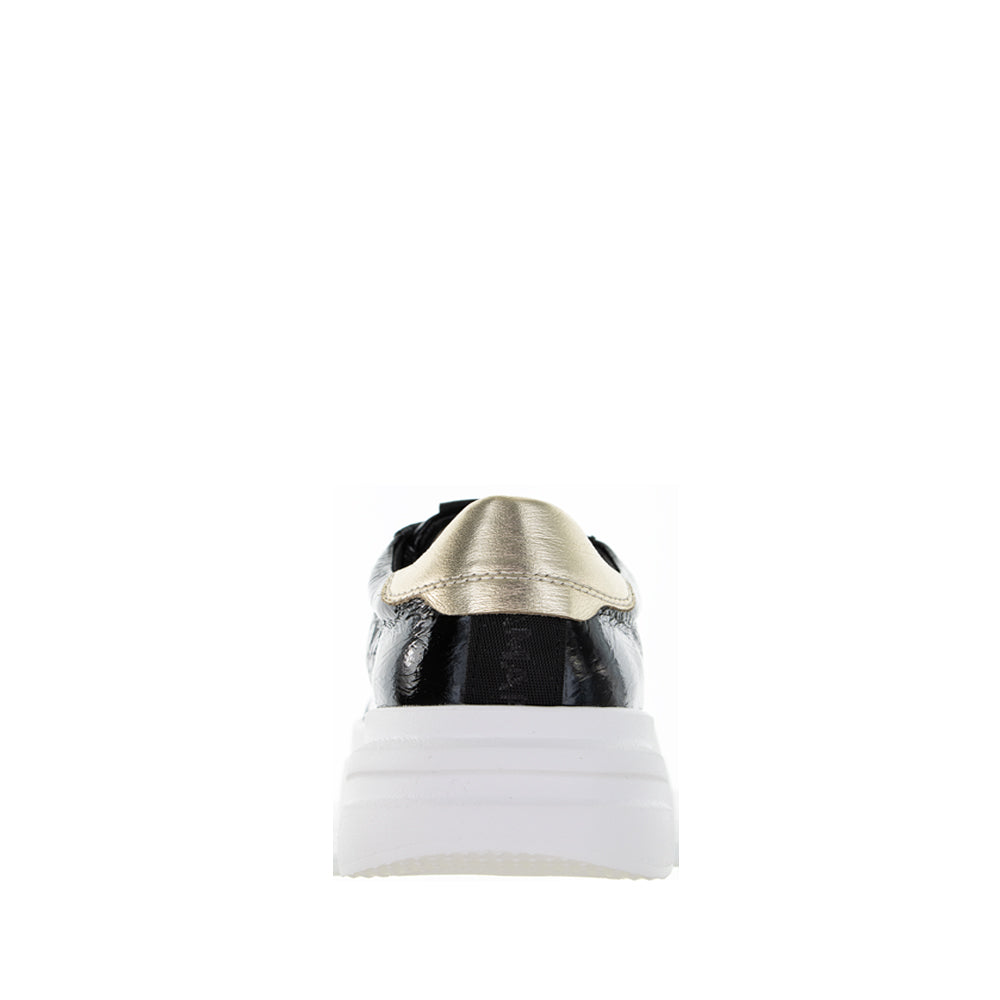 TAMARA LONDON BAILEY BLACK PAT GOLD - Women Sneakers - Collective Shoes