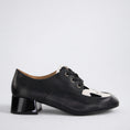 Load image into Gallery viewer, BRESLEY DESTER BLACK COW - Women Oxford / Brogue Shoes - Collective Shoes
