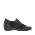 Load image into Gallery viewer, ZIERA SAGE BLACK CUT - Women Slip-ons - Collective Shoes