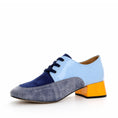 Load image into Gallery viewer, BRESLEY DESTER BLUE MULTI - Women Oxford / Brogue Shoes - Collective Shoes