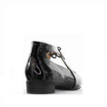 Load image into Gallery viewer, LESANSA BOSS BLACK PATENT - Women Sandals - Collective Shoes