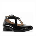 Load image into Gallery viewer, LESANSA BOSS BLACK PATENT - Women Sandals - Collective Shoes