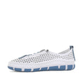 Load image into Gallery viewer, CABELLO CHIN WHITE DENIM - Women Sneakers - Collective Shoes