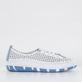 Load image into Gallery viewer, CABELLO CHIN WHITE DENIM - Women Sneakers - Collective Shoes