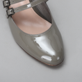 Load image into Gallery viewer, NAKED ARCHES CIDER GREY PATENT - Women Heels - Collective Shoes