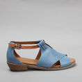 Load image into Gallery viewer, LE SANSA DIGBY DENIM TAN - Women Sandals - Collective Shoes