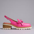 Load image into Gallery viewer, BRESLEY DOSILE HOT PINK LEATHER