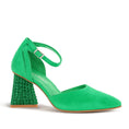 Load image into Gallery viewer, DJANGO & JULIETTE LATRELLA EMERALD - Women Heels - Collective Shoes