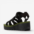 Load image into Gallery viewer, FLY LONDON YOJI BLACK ARMY GREEN