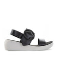 Load image into Gallery viewer, Fly London Bani Black - Women Sandals - Collective Shoes